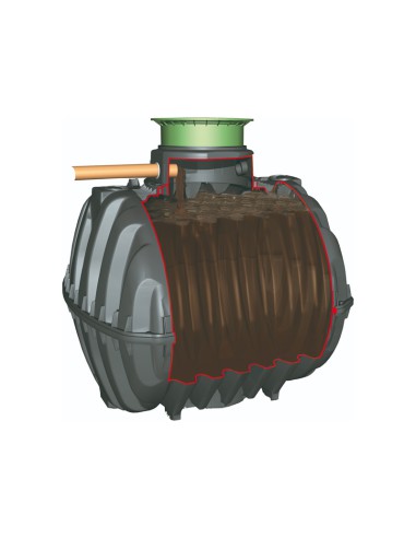 Fosa séptica estanca 2.700- 6.500 Litros
