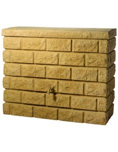 Depósito decoración recuperador de agua de lluvia diseño ladrillo - 400 Litros 2