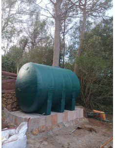 Depósito Horizontal con Patas para agua Potable Islas Baleares