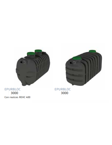 Fosa Séptica con Filtro Biológico Epurbloc 1.500 - 25.000 Litros