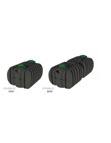 Fosa Séptica con Filtro Biológico Epurbloc 1.500 - 25.000 Litros