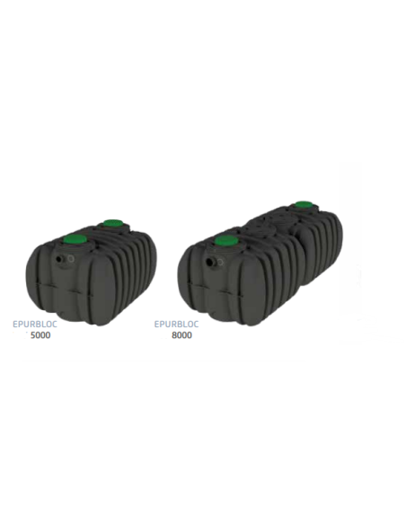 Fosa Séptica con Filtro Biológico Epurbloc 1.500 - 25.000 Litros