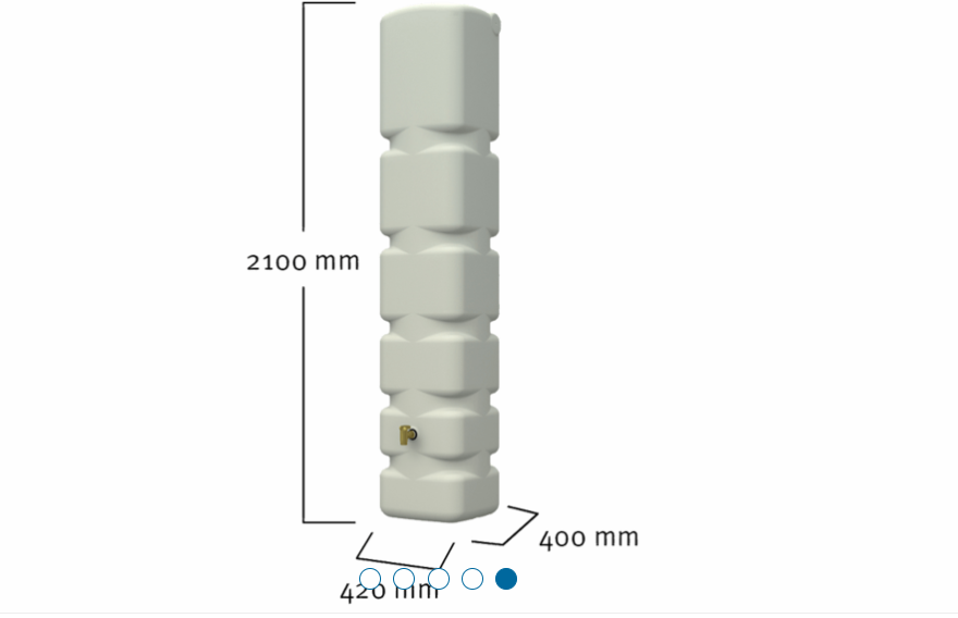 Depósito de agua Vertical 300L